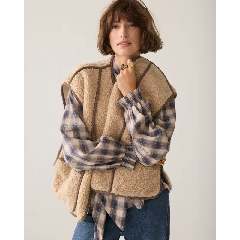 Summum-_fall-2026_708_9s265-12512_3 Summum Gilet 9S265-12512 Beige 708 Light Taupe