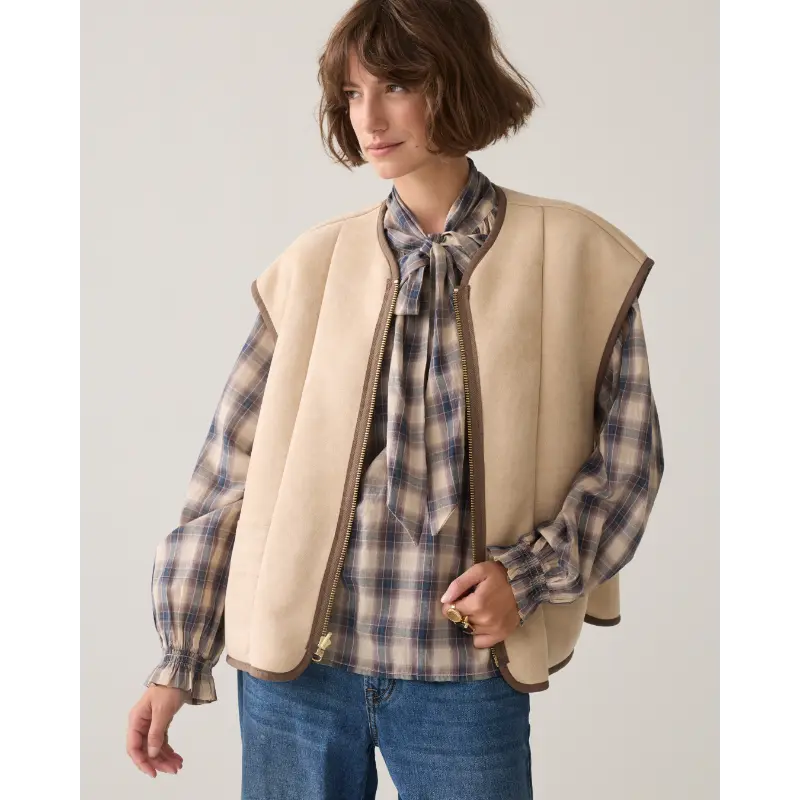 Summum-_fall-2026_708_9s265-12512_6 Summum Gilet 9S265-12512 Beige 708 Light Taupe