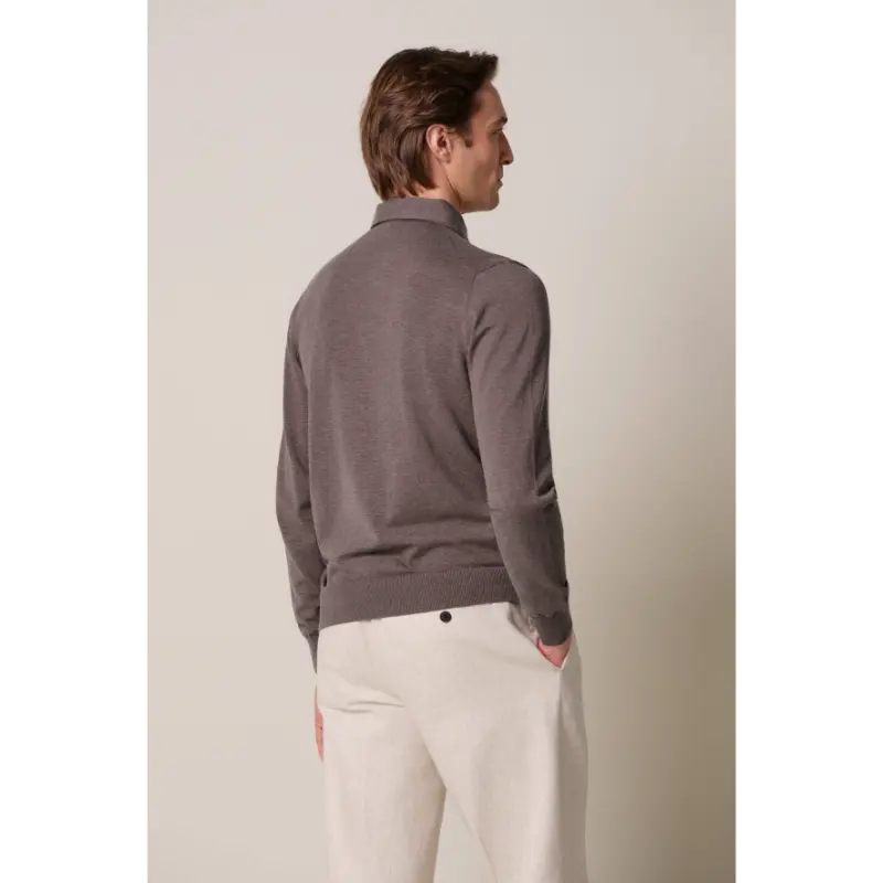 ppxj30003d Aubergine4 Profuomo Sweater PPXJ30003D Aubergine S