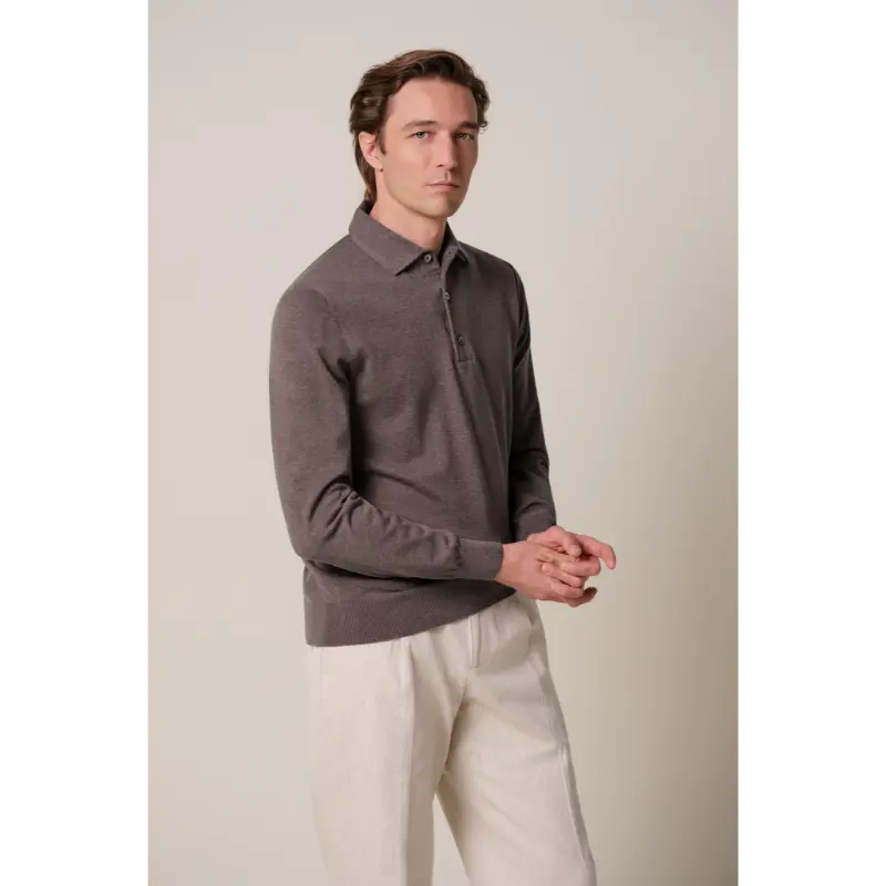 ppxj30003d2 Profuomo Sweater PPXJ30003D Aubergine S