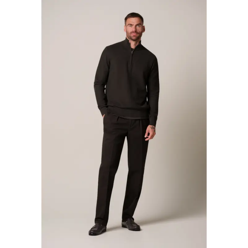 ppxj30063d h22 Profuomo Halfzip Trui PPXJ30063D Bruin H2