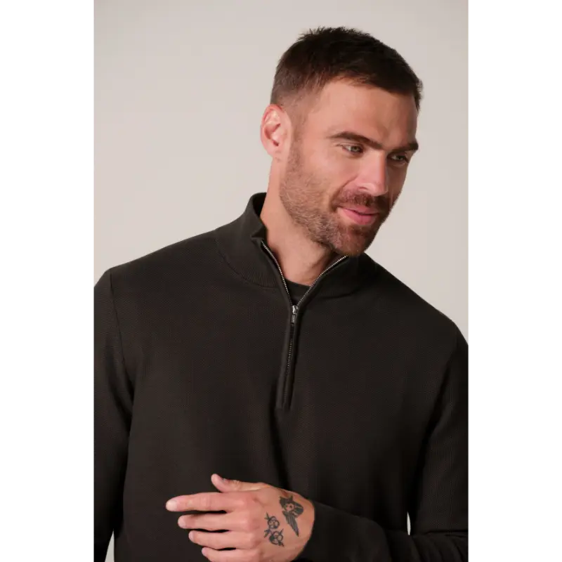 ppxj30063d h23 Profuomo Halfzip Trui PPXJ30063D Bruin H2