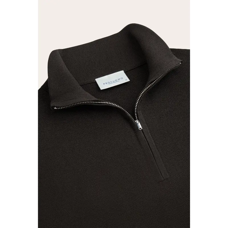 ppxj30063d h25 Profuomo Halfzip Trui PPXJ30063D Bruin H2