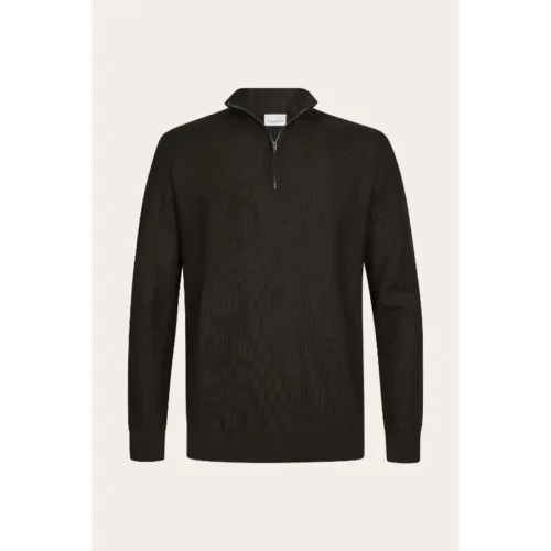 ppxj30063d h26 Profuomo Halfzip Trui PPXJ30063D Bruin H2