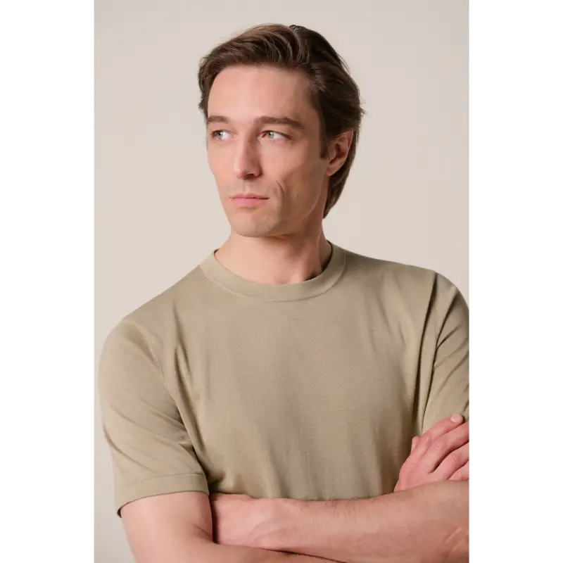 Profuomo T-shirt Heren PPXT30005E Beige