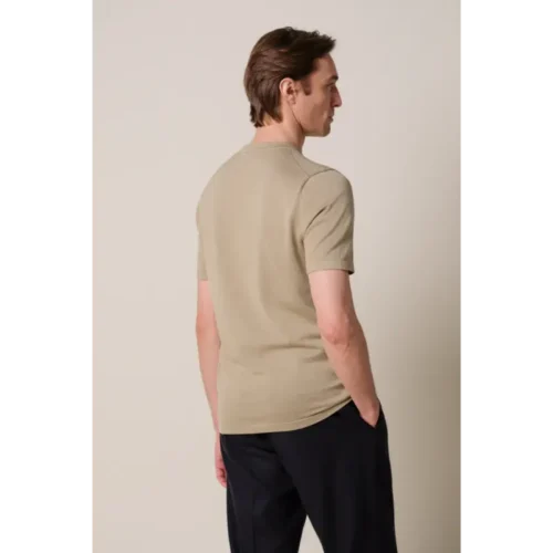 ppxt30005e5 Profuomo T-shirt Heren PPXT30005E Beige